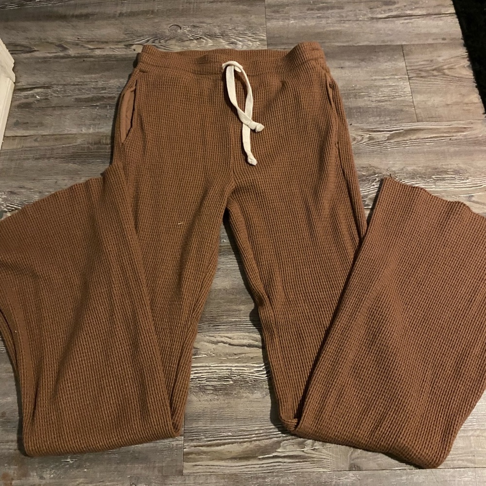 american eagle flare lounge pants